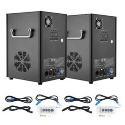 VEVOR Cold Spark Machine, 2 Pack 700W Output Fireworks Controllers, 6.6-16.4ft Adjustable Height, With Advanced DMX System, Screen, Black -Aesthtic Interiors GUEST 4a4dad36 0ff5 4184 b594 c84f04797298