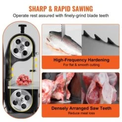 VEVOR Band Saw Blade, 65x0.63x0.02 Inch, 5 PCS/Pack Meat Bandsaw Blades For Replacement, Carbon Steel Blade, Silver 11 VEVOR Band Saw Blade, 65x0.63x0.02 Inch, 5 PCS/Pack Meat Bandsaw Blades For Replacement, Carbon Steel Blade, Silver -Aesthtic Interiors GUEST 4b6b7ea2 ba92 40fc 86f4 b691ad5f5d40