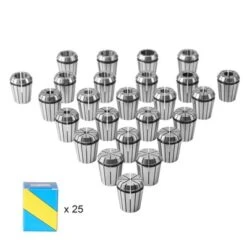 VEVOR 25 Pcs ER32 Collet Set, 1/16''-13/16'', ER32 Spring Collet Chuck Set, 0.0006"/15 μm TIR Lathe Chuck Tool With 25 Labeled Storage Boxes -Aesthtic Interiors GUEST 4c0935f2 8f17 4227 b54c 120808d2eaef