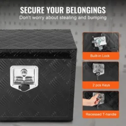 VEVOR Underbody Truck Box, 24" X 14" X 16" Pickup Storage Box, Heavy Duty Aluminum Diamond Plate Tool Box With Lock And Keys -Aesthtic Interiors GUEST 4c26d305 1154 453b be37 e346d51230b4 1