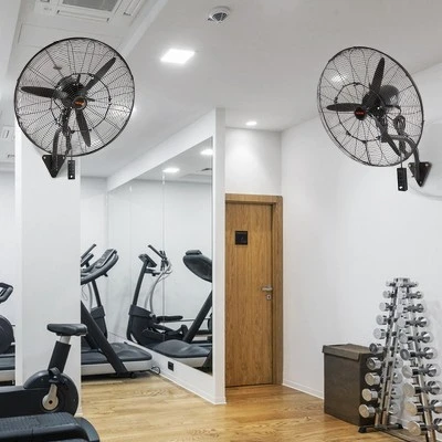 VEVOR Wall-Mount Misting Fan, 30 Inch, 3-speed High Velocity Max. 9500 CFM, Waterproof Oscillating Industrial Wall Fan, Commercial Or Residential 1 VEVOR Wall-Mount Misting Fan, 30 Inch, 3-speed High Velocity Max. 9500 CFM, Waterproof Oscillating Industrial Wall Fan, Commercial Or Residential