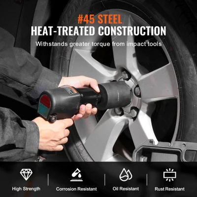 VEVOR Spindle Nut Socket Tool Kit, 1/2 Inch Drive 6 Piece Axle Hub Nut Socket Set,for Toyota,Ford,4WD Vehicles And GM Vehicles,with Storage Case Black 5 VEVOR Spindle Nut Socket Tool Kit, 1/2 Inch Drive 6 Piece Axle Hub Nut Socket Set,for Toyota,Ford,4WD Vehicles And GM Vehicles,with Storage Case Black - Image 5