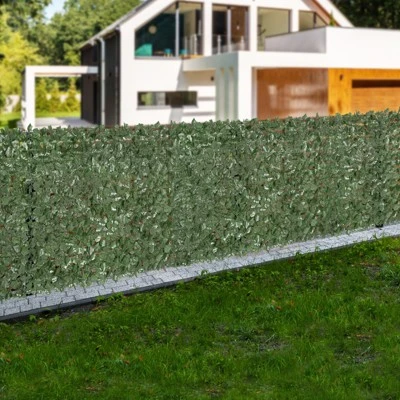VEVOR Ivy Privacy Fence, 96 X 72 In Artificial Green Wall Screen, Greenery Ivy Fence With Strengthened Joint, Faux Hedges Vine Leaf Decoration 1 VEVOR Ivy Privacy Fence, 96 X 72 In Artificial Green Wall Screen, Greenery Ivy Fence With Strengthened Joint, Faux Hedges Vine Leaf Decoration
