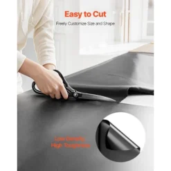 VEVOR 10 Mil Plastic Sheeting Heavy Duty 5' X 100', Thick Plastic Sheeting Roll, Plastic Drop Cloth Painters Tarp, Polyethylene Covering, Black -Aesthtic Interiors GUEST 4e8ba422 ae91 4b21 a807 d9ffb4a4364a 4