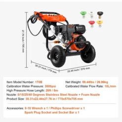 VEVOR Gas Pressure Washer, 3500 PSI 2.6 GPM, Gas Powered Pressure Washer With Aluminum Pump, Spray Gun And Extension Wand, 5 Nozzle Set, Black 13 VEVOR Gas Pressure Washer, 3500 PSI 2.6 GPM, Gas Powered Pressure Washer With Aluminum Pump, Spray Gun And Extension Wand, 5 Nozzle Set, Black -Aesthtic Interiors GUEST 4ead8cc1 48e0 4312 b176 2fcdfb08e1a3