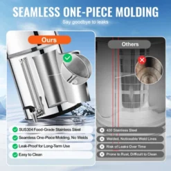 VEVOR Gravity-fed Water Filter System, 2.25G 304 Stainless-Steel Countertop System, Water Filtration System, Reduces Lead And Up To 99% -Aesthtic Interiors GUEST 4f0f8600 25fa 4922 8886 3000755a8841