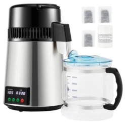 VEVOR 1.1 Gal Water Distiller, 0.3 Gal/H, 750W Distilled Water Maker Machine 0-99H Timing Set Temp Display, 304 Stainless Steel Countertop Distiller 15 VEVOR 1.1 Gal Water Distiller, 0.3 Gal/H, 750W Distilled Water Maker Machine 0-99H Timing Set Temp Display, 304 Stainless Steel Countertop Distiller -Aesthtic Interiors GUEST 4f676676 f24e 4b59 b2fc 0ee27c0a3cf9