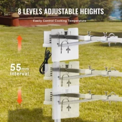 VEVOR Electric BBQ Rotisserie Grill Kit, 46 Inch 90 Lbs Capacity, Automatic 42W Motor Height Adjustable Universal Roaster Stand, Silver 11 VEVOR Electric BBQ Rotisserie Grill Kit, 46 Inch 90 Lbs Capacity, Automatic 42W Motor Height Adjustable Universal Roaster Stand, Silver -Aesthtic Interiors GUEST 507342c7 b37a 4494 b5c6 503bcb4525ec