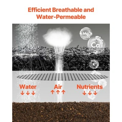 VEVOR Rubber Mulch For Landscaping, 2 Rolls Recycled Rubber Mulch Mat 96 X 22 In,Permanent Rubber Pathway,Natural-Looking Black Mulch Garden Edging 4 VEVOR Rubber Mulch For Landscaping, 2 Rolls Recycled Rubber Mulch Mat 96 X 22 In,Permanent Rubber Pathway,Natural-Looking Black Mulch Garden Edging - Image 4