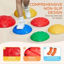 VEVOR Turtle Balance Stepping Stones, 6 PCS, Up To 220 Lbs Kids Turtle Jumping Stones Steps Stones, Toys For Children Aged 3 4 5 6 7 8+ 11 VEVOR Turtle Balance Stepping Stones, 6 PCS, Up To 220 Lbs Kids Turtle Jumping Stones Steps Stones, Toys For Children Aged 3 4 5 6 7 8+ -Aesthtic Interiors GUEST 533315e2 6a42 421b 8141 3503ad102b48