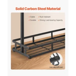 VEVOR Coffee Mug Holder For Countertop, 16 Hooks Coffee Cup Holder With Storage Base, 2 Tier Carbon Steel Mug Display Stand, Matte Black -Aesthtic Interiors GUEST 538056c6 430c 4774 b682 ff27653c4832