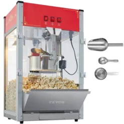 VEVOR Popcorn Maker, 1440W Popcorn Popper Machine, 12 Oz Kettle Makes 80 Cups Per Batch, Countertop Popcorn Maker With Tempered Glass -Aesthtic Interiors GUEST 53997cf3 6b7f 4fd4 814b d8581686f7ed