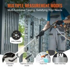 VEVOR Cordless Pressure Washer, 652-PSI 1.1 GPM Portable Power Cleaner, Handheld High-Pressure Car Washer Gun With 4.0Ah Battery, Charger, Black -Aesthtic Interiors GUEST 53c70ede c1d6 4f72 aa83 5cac1ba168a7