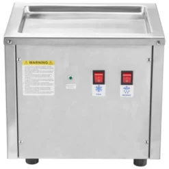 VEVOR Fried Ice Cream Roll Machine, 11" X 9.5" Stir-Fried Ice Cream Pan, Stainless Steel Rolled Ice Cream Maker With Compressor And 2 Scrapers -Aesthtic Interiors GUEST 53f32568 4959 4976 8ef2 6d678eb772b0