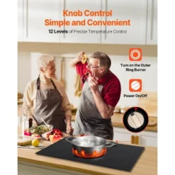 VEVOR Induction Cooktop, 9200W Electric Countertop Burner,5 Burner Knob Control Stove,Built-in Induction Cooktop With 12 Temperature Settings, Black -Aesthtic Interiors GUEST 547a45e6 742e 4ffc bc57 77ec3e1a0b14