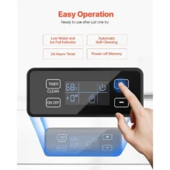 VEVOR Undercounter Built-in Ice Maker, 66 Lbs/Day Under Counter Nugget Ice Maker Machine With Reversible Door Stainless Steel, Silver 12 VEVOR Undercounter Built-in Ice Maker, 66 Lbs/Day Under Counter Nugget Ice Maker Machine With Reversible Door Stainless Steel, Silver -Aesthtic Interiors GUEST 54a38847 ed1e 43fc bda5 a0ecceaea1d6