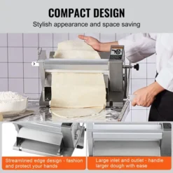 VEVOR Manual Dough Sheeter Machine, Puff Pastry Sheeter And Fondant Roller, Removable Handle, Panel, Roller For Easy Cleaning -Aesthtic Interiors GUEST 568a07c7 58b2 41a0 b376 f6b22d1445e3