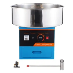 VEVOR Electric Cotton Candy Machine, 1000W Candy Floss Maker, Commercial Cotton Candy Machine With Stainless Steel Bowl, Sugar Scoop, Drawer, Blue -Aesthtic Interiors GUEST 58cb56d3 f191 48ed 86c3 c482de000018