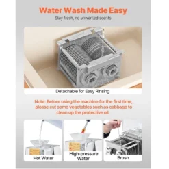 VEVOR Meat Cutter Machine, 850W Meat Slicer, 551 Lb/h Commercial Meat Cutting Machine Stainless Steel, 5 Mm Thickness, Detachable Blades, Silver 12 VEVOR Meat Cutter Machine, 850W Meat Slicer, 551 Lb/h Commercial Meat Cutting Machine Stainless Steel, 5 Mm Thickness, Detachable Blades, Silver -Aesthtic Interiors GUEST 59e595d5 f743 4d2d 9170 f65b46dbe5d8