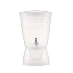 VEVOR Beverage Dispenser, 2.64 Gallon Drink Dispenser For Parties, Plastic Juice Dispensers With Spigot Ice Chamber, Clear -Aesthtic Interiors GUEST 5a173be4 49dd 4821 9614 17092546e6af