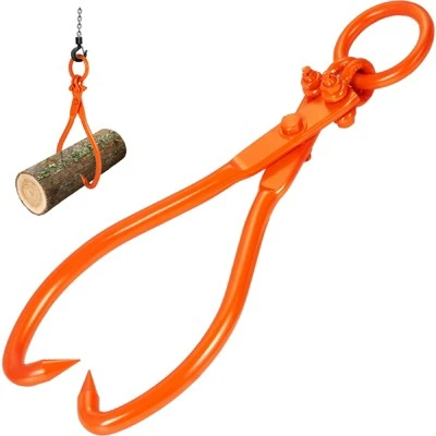 VEVOR Log Skidding Tongs, 18 Inch 2 Claw Log Lifting Tongs, Heavy Duty Steel Lumber Skidding Tongs, 772 Lbs/350 Kg Loading Capacity, Log Lifting 8 VEVOR Log Skidding Tongs, 18 Inch 2 Claw Log Lifting Tongs, Heavy Duty Steel Lumber Skidding Tongs, 772 Lbs/350 Kg Loading Capacity, Log Lifting - Image 8
