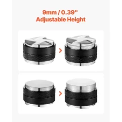 VEVOR Coffee Distributor 53mm, 2-in-1 Adjustable Espresso Distributor With Fan-Shaped Base, Coffee Distributor 304 Stainless Steel, Silver -Aesthtic Interiors GUEST 5b59c7ae dbea 421f 8362 8d1fda647b1b