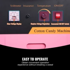 VEVOR Electric Cotton Candy Machine, 1000W Candy Floss Maker, Commercial Cotton Candy Machine With Stainless Steel Bowl, Sugar Scoop, And Drawer -Aesthtic Interiors GUEST 5be463fc 8c91 4448 a52e c965375c2c05