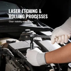 VEVOR 1/4" Drive Impact Socket Set,14 Piece Deep Socket Set Metric 4-15mm, 6 Point Cr-Mo Alloy Steel For Auto Repair, Easy-to-Read Size Markings,BLACK -Aesthtic Interiors GUEST 5c337f84 331f 463b ad09 8263b3bd7d15