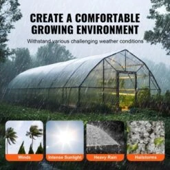 VEVOR Greenhouse Plastic Sheeting 12 X 50 Ft, 6 Mil Thickness Clear Greenhouse Film, Polyethylene Film 4 Year UV Resistant, For Gardening, Farming -Aesthtic Interiors GUEST 5cf16eef 28ca 4f3c 9f19 10c7ef91c805