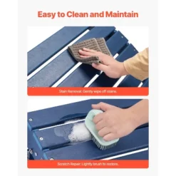 VEVOR Adirondack Ottoman, 15.7L X 18.9W X 13H Inch HDPE Plastic Folding Adirondack Ottoman, Weather-Resistant Foot Rest For Adirondack Chair, Blue 13 VEVOR Adirondack Ottoman, 15.7L X 18.9W X 13H Inch HDPE Plastic Folding Adirondack Ottoman, Weather-Resistant Foot Rest For Adirondack Chair, Blue -Aesthtic Interiors GUEST 5e6062bc 394c 4751 8f65 37b43739aba3