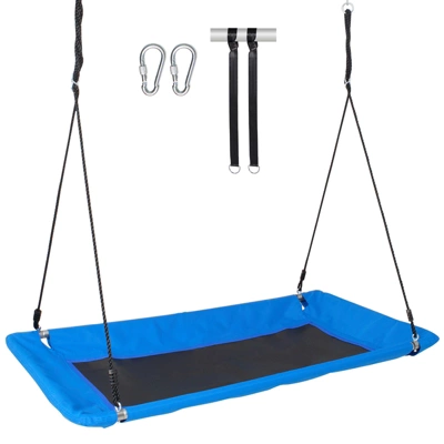 VEVOR Platform Swing, 60 Inch Platform Tree Swing For Kids And Adults, 700lbs Weight Capacity Outdoor Swing, 900D Oxford Fabric Swing Seat 8 VEVOR Platform Swing, 60 Inch Platform Tree Swing For Kids And Adults, 700lbs Weight Capacity Outdoor Swing, 900D Oxford Fabric Swing Seat - Image 8