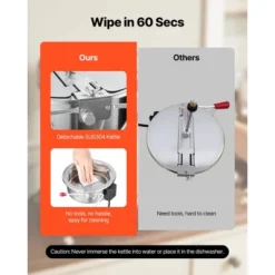 VEVOR Popcorn Machine, 8oz Stainless Steel Kettle, 800W Commercial Countertop Popcorn Maker, 48 Cups Per Batch Theater Style Popper, Black -Aesthtic Interiors GUEST 5f63b47c 8970 4b62 be10 c087a97b4cb4