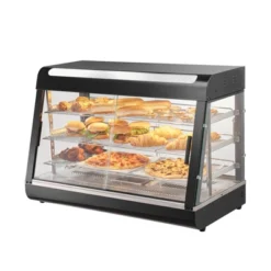VEVOR 3-Tier Commercial Food Warmer Display, 1500W Food Display Warmer With Light, Adjustable Shelf And Temperature Display, Steam Heating, 130L -Aesthtic Interiors GUEST 6149f289 842e 448d a2be cac42c6f1a18
