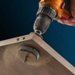 VEVOR Hole Saw Kit, 18 PCS Saw Blades, 6 Drill Bits, 1 Hex Wrench, General Purpose Size From 3/4" To 4-1/2", Bi Metal M42 Hole Saw Set, Black