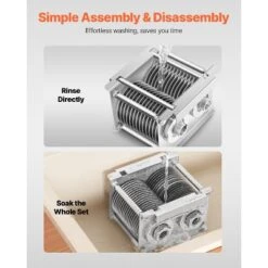 VEVOR Meat Cutter Machine Blade, 7 Mm Blade For Commercial Meat Cutter, One Set Blade For SJY-DQ90 Meat Cutting Machine, Stainless Steel, Silver 11 VEVOR Meat Cutter Machine Blade, 7 Mm Blade For Commercial Meat Cutter, One Set Blade For SJY-DQ90 Meat Cutting Machine, Stainless Steel, Silver -Aesthtic Interiors GUEST 637202c9 ea07 4953 a854 82cbe6e39f7d