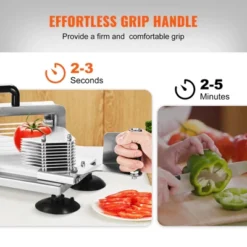 VEVOR Commercial Tomato Slicer, 3/16 Inch Tomato Cutter Slicer, Stainless Steel Heavy Duty Tomato Slicer Machine, Manual Tomato Slicer -Aesthtic Interiors GUEST 637e2712 e563 45ae 8265 b0739b64f2f0