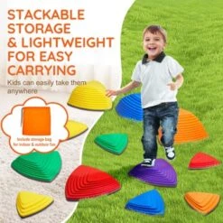 VEVOR Balance Stepping Stones For Kids, 12 PCS, Up To 220 Lbs, Non-Slip Toddlers Sensory Stepping Stones, Toys For Children Aged 3 4 5 6 7 8+ 13 VEVOR Balance Stepping Stones For Kids, 12 PCS, Up To 220 Lbs, Non-Slip Toddlers Sensory Stepping Stones, Toys For Children Aged 3 4 5 6 7 8+ -Aesthtic Interiors GUEST 6411a2ce 42d4 4210 814b 4c97259a4001
