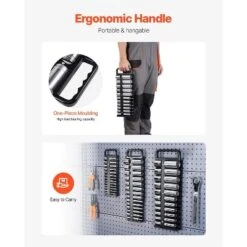 VEVOR Portable Socket Organizer Tray, 3-Piece Metric & SAE Socket Organizer Set, 1/4'', 3/8'' And 1/2'' Heavy-Duty Socket Holder With Handle 10 VEVOR Portable Socket Organizer Tray, 3-Piece Metric & SAE Socket Organizer Set, 1/4'', 3/8'' And 1/2'' Heavy-Duty Socket Holder With Handle -Aesthtic Interiors GUEST 6445619c c14f 4184 9419 1c3fb96ae7c6