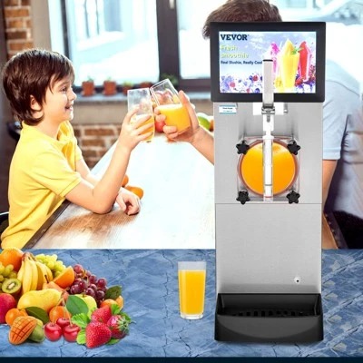 VEVOR Commercial Slushy Machine, 8L / 2.1 Gal Single Bowl, Cool And Freeze Modes, 1050W Stainless Steel Margarita Smoothie Frozen Drink Maker 1 VEVOR Commercial Slushy Machine, 8L / 2.1 Gal Single Bowl, Cool And Freeze Modes, 1050W Stainless Steel Margarita Smoothie Frozen Drink Maker
