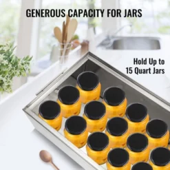 VEVOR Water Bath Canner, 15 Quart Stove Top Canner Pot, Boiling Water Canners With 2 Canning Racks, 304 Food Grade Stainless Steel Stock Pot, Silver 11 VEVOR Water Bath Canner, 15 Quart Stove Top Canner Pot, Boiling Water Canners With 2 Canning Racks, 304 Food Grade Stainless Steel Stock Pot, Silver -Aesthtic Interiors GUEST 66291734 f812 42d4 b8d3 805da49269de