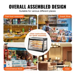VEVOR 3-Tier Commercial Food Warmer Display, 1500W Food Display Warmer With Light, Adjustable Shelf And Temperature Display, Steam Heating, 130L -Aesthtic Interiors GUEST 66c52344 1e81 4627 9fe9 b4d875a849a7