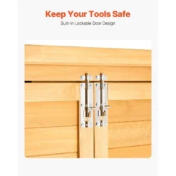 VEVOR Outdoor Storage Shed With Waterproof Roof And Metal Frame, Double Lockable Doors Garden Tool Shed Storage House Cabinet, 55"x67.5" 13 VEVOR Outdoor Storage Shed With Waterproof Roof And Metal Frame, Double Lockable Doors Garden Tool Shed Storage House Cabinet, 55"x67.5" -Aesthtic Interiors GUEST 6779180b 1cb7 4eda a17e 843583e8aef9