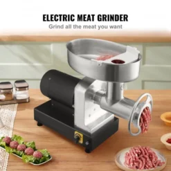VEVOR Electric Meat Grinder, 992 Lb/H Capacity, 1100W (4600W MAX) Industrial Meat Mincer With 2 Blade, 3 Grinding Plates, Black -Aesthtic Interiors GUEST 6812294c 8d9f 467b b2d3 9acf7b3170f8