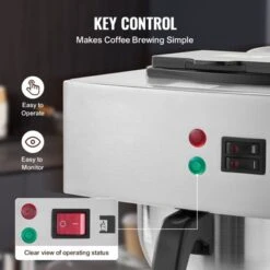 VEVOR 12 Cups Commercial Drip Coffee Maker, Coffee Maker Machine With Thermal Carafe To Keep Warm Or Cold, Stainless Steel Pour Over Coffee Brewer -Aesthtic Interiors GUEST 68be8088 4ff1 4a5f 945e c78deca02edc