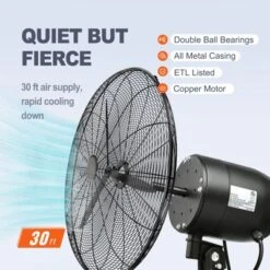 VEVOR Wall-Mount Misting Fan, 30 Inch, 3-speed High Velocity Max. 9500 CFM, Waterproof Oscillating Industrial Wall Fan, Commercial Or Residential 11 VEVOR Wall-Mount Misting Fan, 30 Inch, 3-speed High Velocity Max. 9500 CFM, Waterproof Oscillating Industrial Wall Fan, Commercial Or Residential -Aesthtic Interiors GUEST 6901acd8 8806 446d b9e3 3b4ce9e2032d