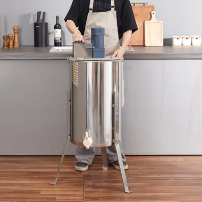 VEVOR Electric Honey Extractor, 2/4 Frames Honey Spinner Extractor, Stainless Steel Beekeeping Extraction, Apiary Centrifuge Equipment 1 VEVOR Electric Honey Extractor, 2/4 Frames Honey Spinner Extractor, Stainless Steel Beekeeping Extraction, Apiary Centrifuge Equipment