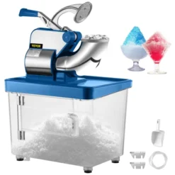 VEVO 110V Commercial Electric Ice Shaver 440lbs/h, Snow Cone Machine With Dual Blades, Stainless Steel Shaved Ice Machine For School, Church, Blue 15 VEVO 110V Commercial Electric Ice Shaver 440lbs/h, Snow Cone Machine With Dual Blades, Stainless Steel Shaved Ice Machine For School, Church, Blue -Aesthtic Interiors GUEST 699b6263 c0ed 4475 9f44 89416a88a6d5