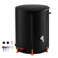 VEVOR Collapsible Rain Barrel, 100 Gallon/380 L Portable Water Tank, PVC Rainwater Collection Barrel With Spigots And Overflow Kit 15 VEVOR Collapsible Rain Barrel, 100 Gallon/380 L Portable Water Tank, PVC Rainwater Collection Barrel With Spigots And Overflow Kit -Aesthtic Interiors GUEST 6b2a62f3 5b7b 42c6 84d1 ae8a0449f96f