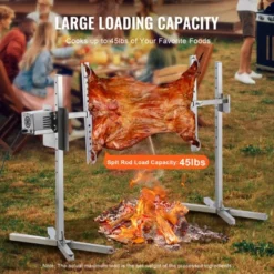 VEVOR Electric BBQ Rotisserie Grill Kit, 46 Inch 90 Lbs Capacity, Automatic 42W Motor Height Adjustable Universal Roaster Stand, Silver 10 VEVOR Electric BBQ Rotisserie Grill Kit, 46 Inch 90 Lbs Capacity, Automatic 42W Motor Height Adjustable Universal Roaster Stand, Silver -Aesthtic Interiors GUEST 6cdd59a2 1df4 4716 b5a0 09b617ab4558