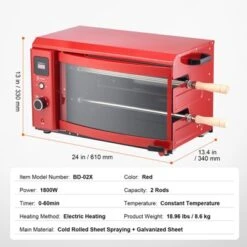 VEVOR Shawarma Grill Machine, 2 Strings Of Barbecue Capacity, Chicken Shawarma Cooker Machine, Electric Broiler Gyro Rotisserie Oven Doner Kebab -Aesthtic Interiors GUEST 6d2ac67b e804 4118 9d87 d84c24abeaf7